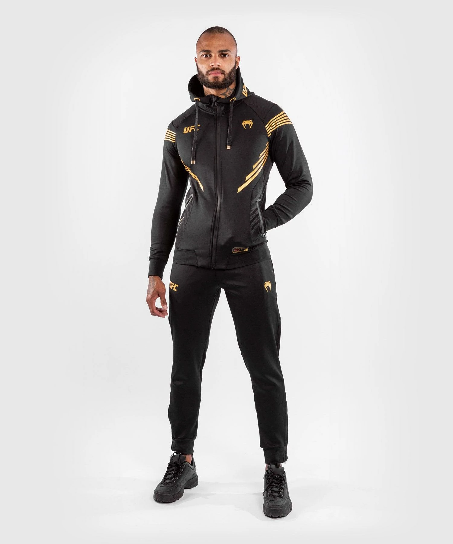 UFC Venum Personalized Authentic Fight Night Men's Walkout Hoodie - Champion - Image 10