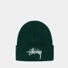 Stüssy Big Stock Cuff Beanie (Forest Green) -Venum Shop 132985 FRST