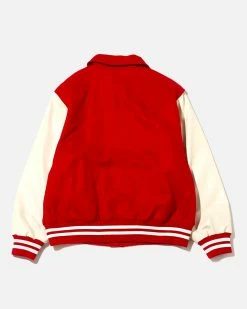 Atmos Pink 2-Way Varsity Jacket (Red) -Venum Shop 22AW AYJK02 RED 02
