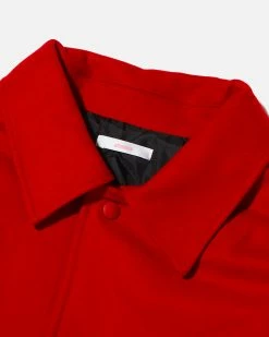 Atmos Pink 2-Way Varsity Jacket (Red) -Venum Shop 22AW AYJK02 RED 03