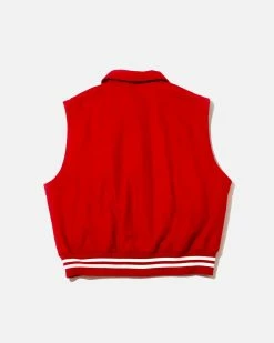 Atmos Pink 2-Way Varsity Jacket (Red) -Venum Shop 22AW AYJK02 RED 08