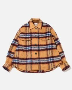 Atmos Pink Shaggy Big Check Jacket (Brown)