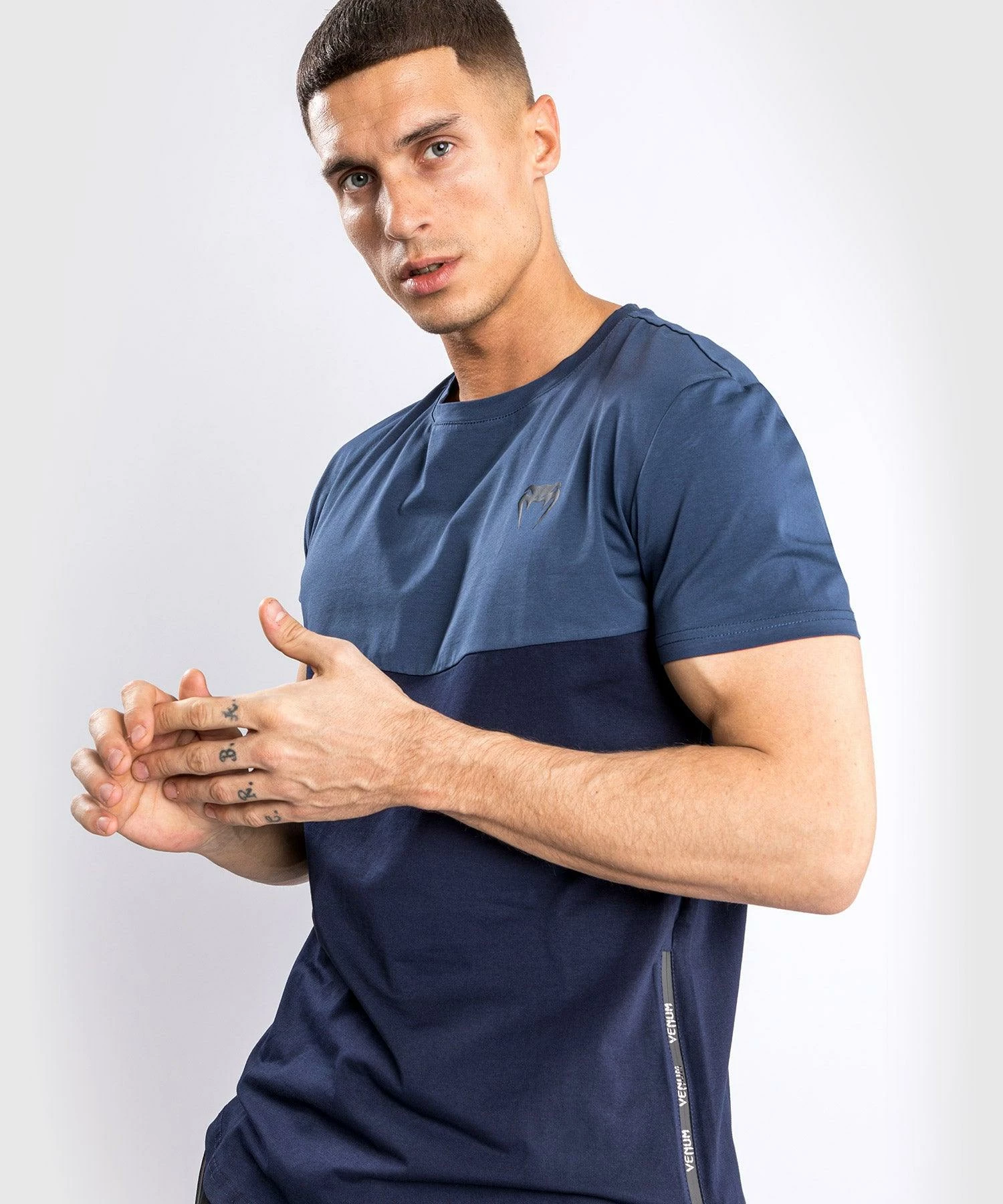 Venum Laser T-shirt - Navy Blue 3 Venum Laser T-shirt - Navy Blue