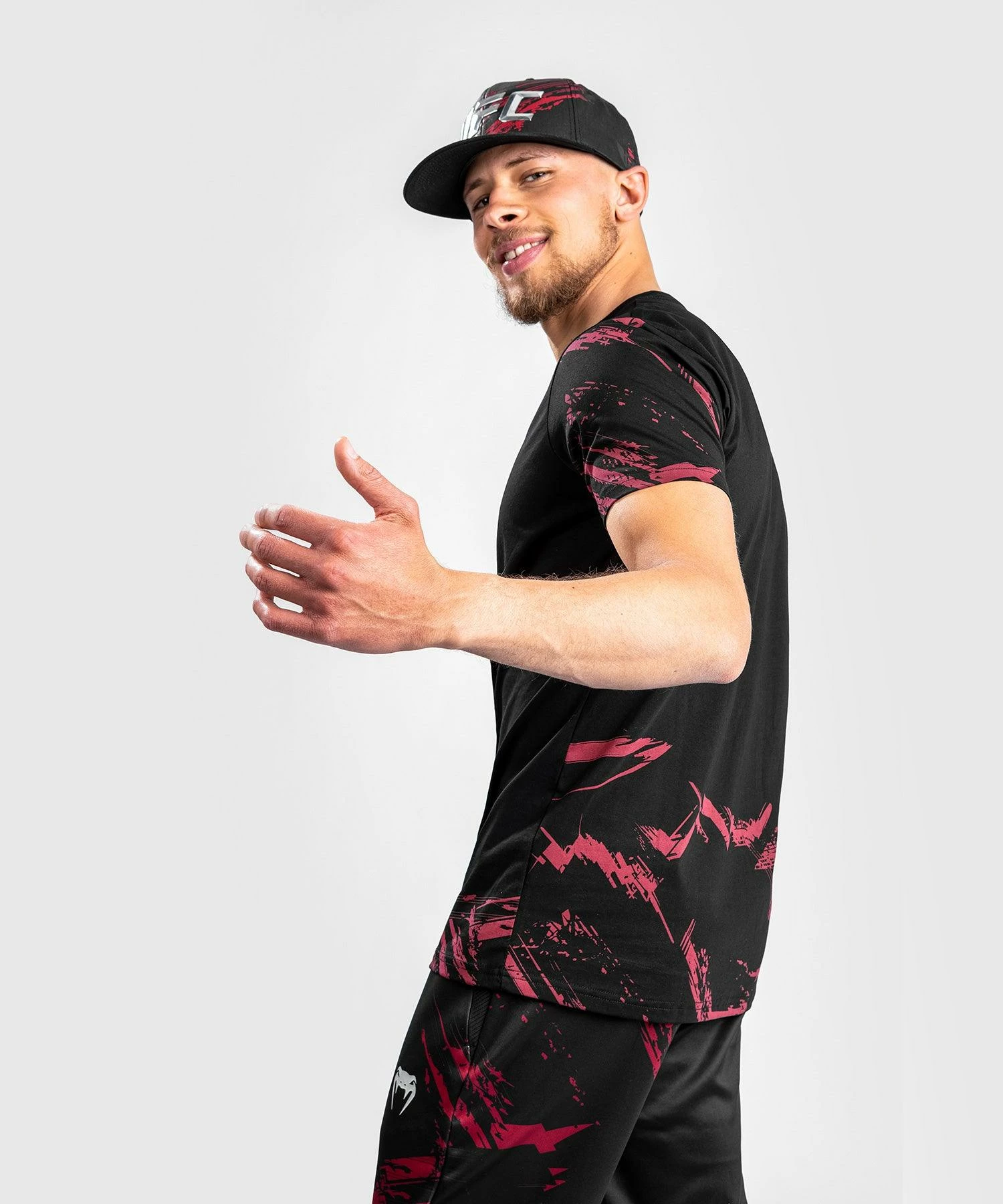 UFC Venum Authentic Fight Week Men's 2.0 Short Sleeve T-Shirt - Black - Image 3