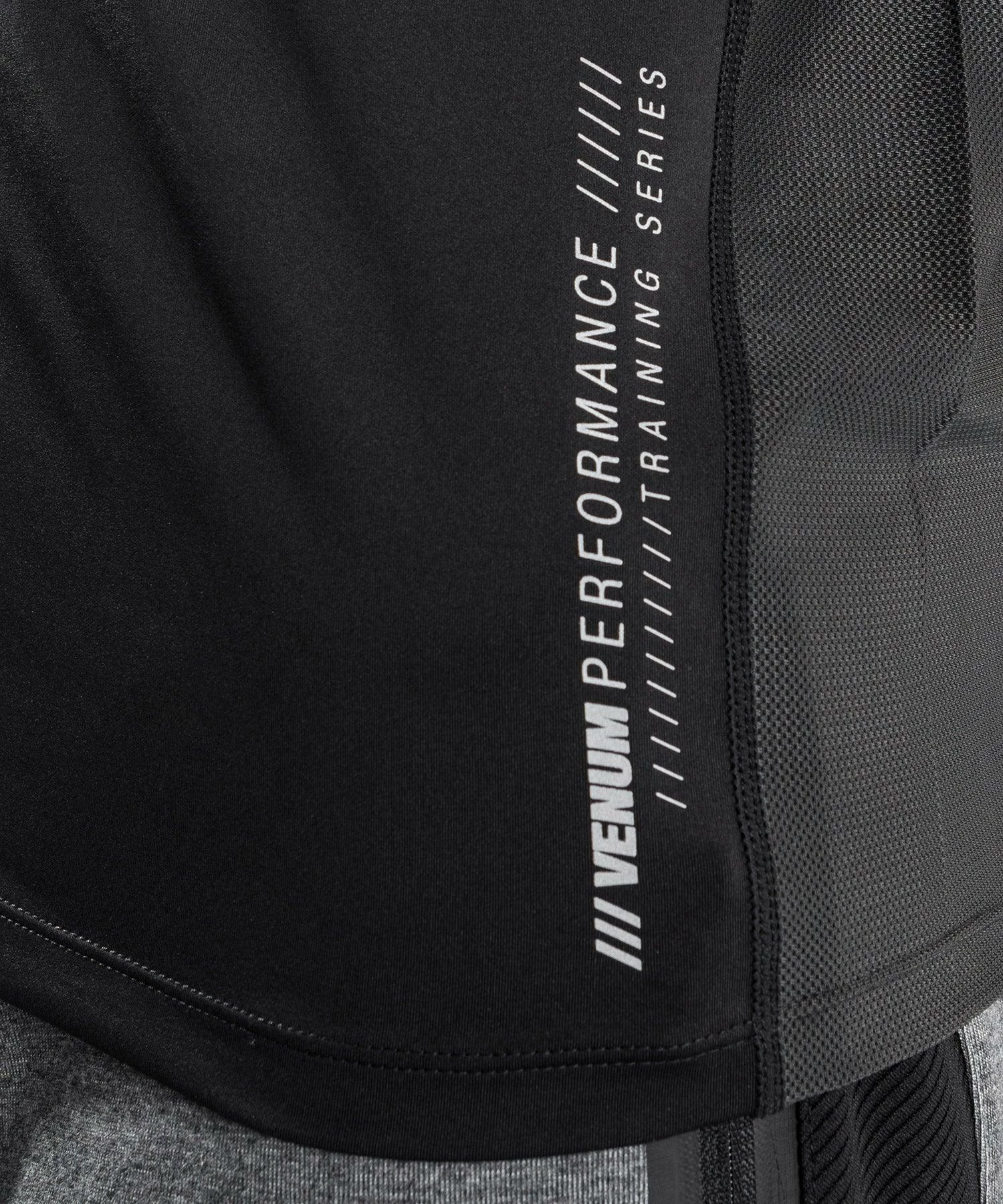 Venum Tempest 2.0 Dry Tech T-shirt - Black/Grey - Image 5