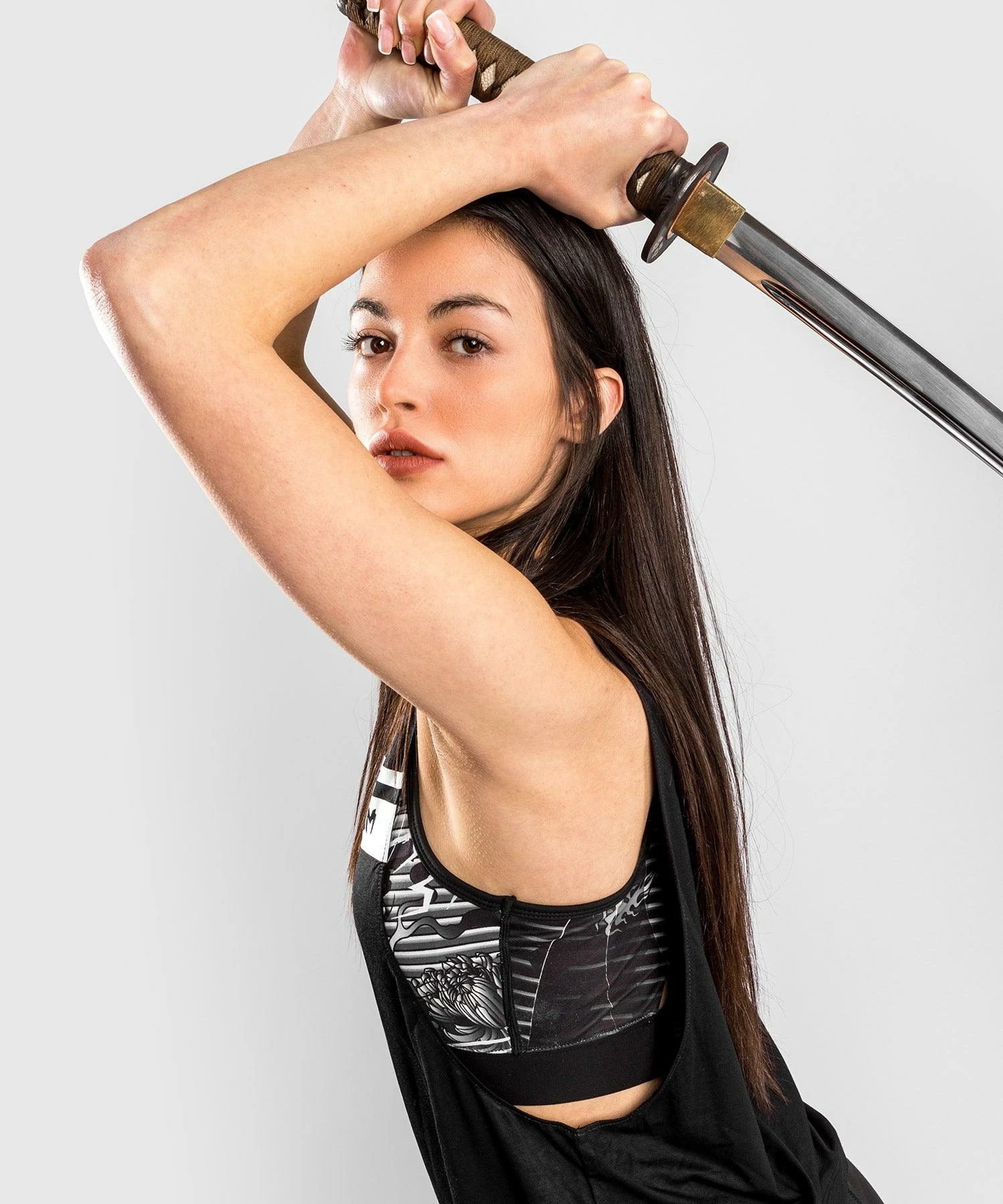 Venum YKZ21 Women's Tank Top - Black/White - Image 3