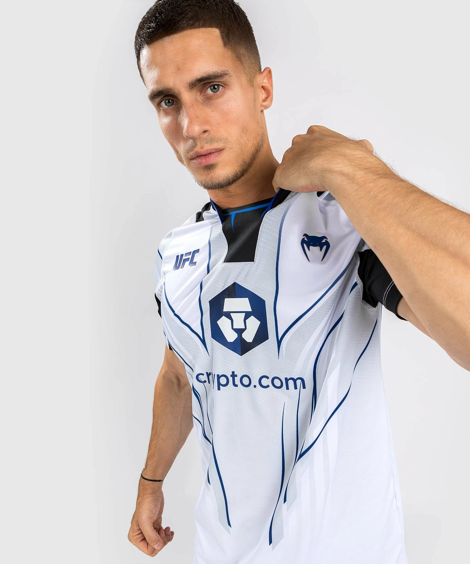 CSD FASHION UFC Venum Authentic Fight Night 2.0 Kit By Venum Men's Walkout Jersey - Midnight - Ice 4 CSD FASHION UFC Venum Authentic Fight Night 2.0 Kit By Venum Men's Walkout Jersey - Midnight - Ice - Image 2