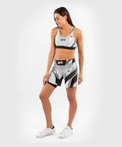 UFC Venum Authentic Fight Night Women's Shorts - Long Fit - White -Venum Shop 3 252F3 252Fe 252F8 252F33e82318c8bbbcb590710b3964392e884e6ba573 VNMUFC 00019 002 08