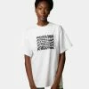 Atmos Pink Graphic Oversize T-Shirt (White) -Venum Shop 42