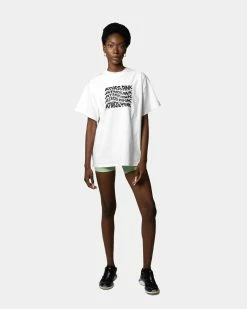 Atmos Pink Graphic Oversize T-Shirt (White) -Venum Shop 44