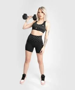 Venum Monogram Compression Shorts - For Women - Black/Pink Gold 11 Venum Monogram Compression Shorts - For Women - Black/Pink Gold -Venum Shop 5 252F2 252Fb 252Ff 252F52bf9900f0140b89d00e66e78fb3e56f5fc3c0cc SHORTS COMPRESSION MONOGRAM BLACK PINK GOLD 01