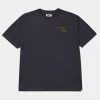 Caterpillar + Colour Plus Co Embroidered C+C Crewneck Tee (Washed Black) -Venum Shop 7010040 13531 01