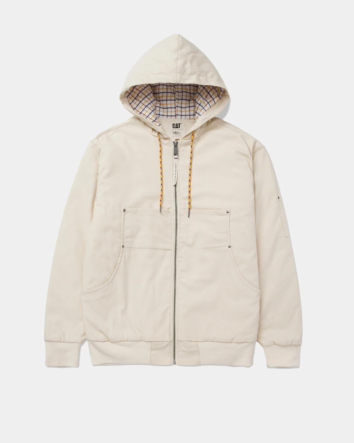 Caterpillar + Colour Plus Co Canvas Work Light Jacket - W/Out Sherpa (Sandshell) 3 Caterpillar + Colour Plus Co Canvas Work Light Jacket - W/Out Sherpa (Sandshell)