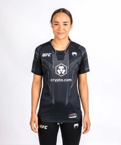 UFC Venum Personalized Authentic Fight Night 2.0 Women's Walkout Jersey - Black -Venum Shop 8 252F8 252F3 252F7 252F883722408f8363928f67e419ece26f7f1d3966c4 TS WOMEN FN2 BLACK FRONT