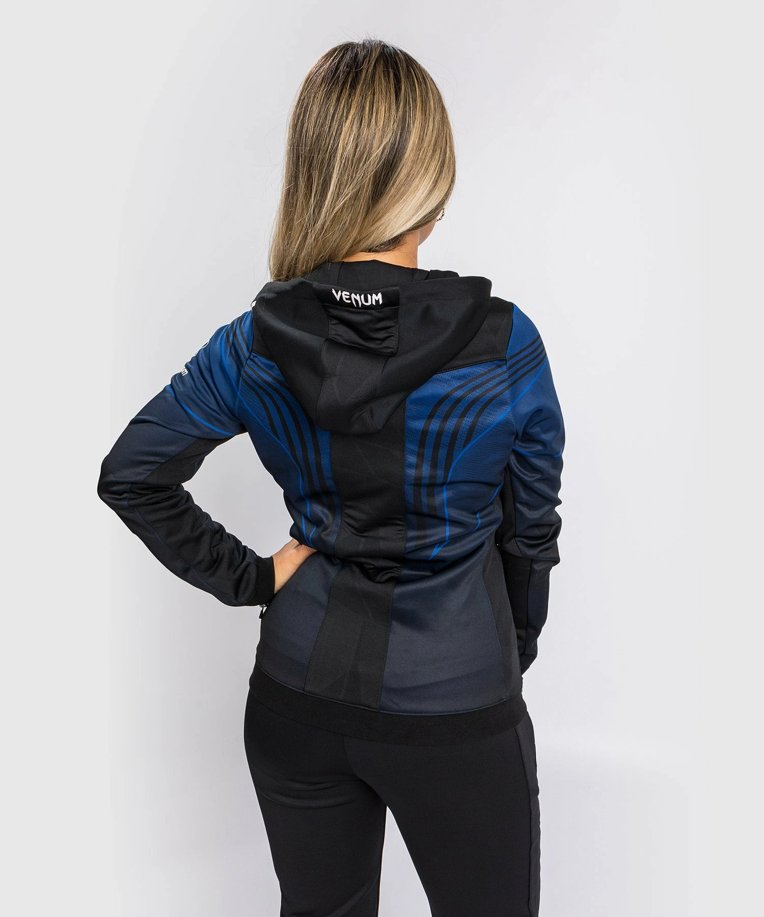 CSD FASHION UFC Authentic Fight Night 2.0 Kit By Venum Women's Walkout Hoodie - Midnight Edition - Image 6