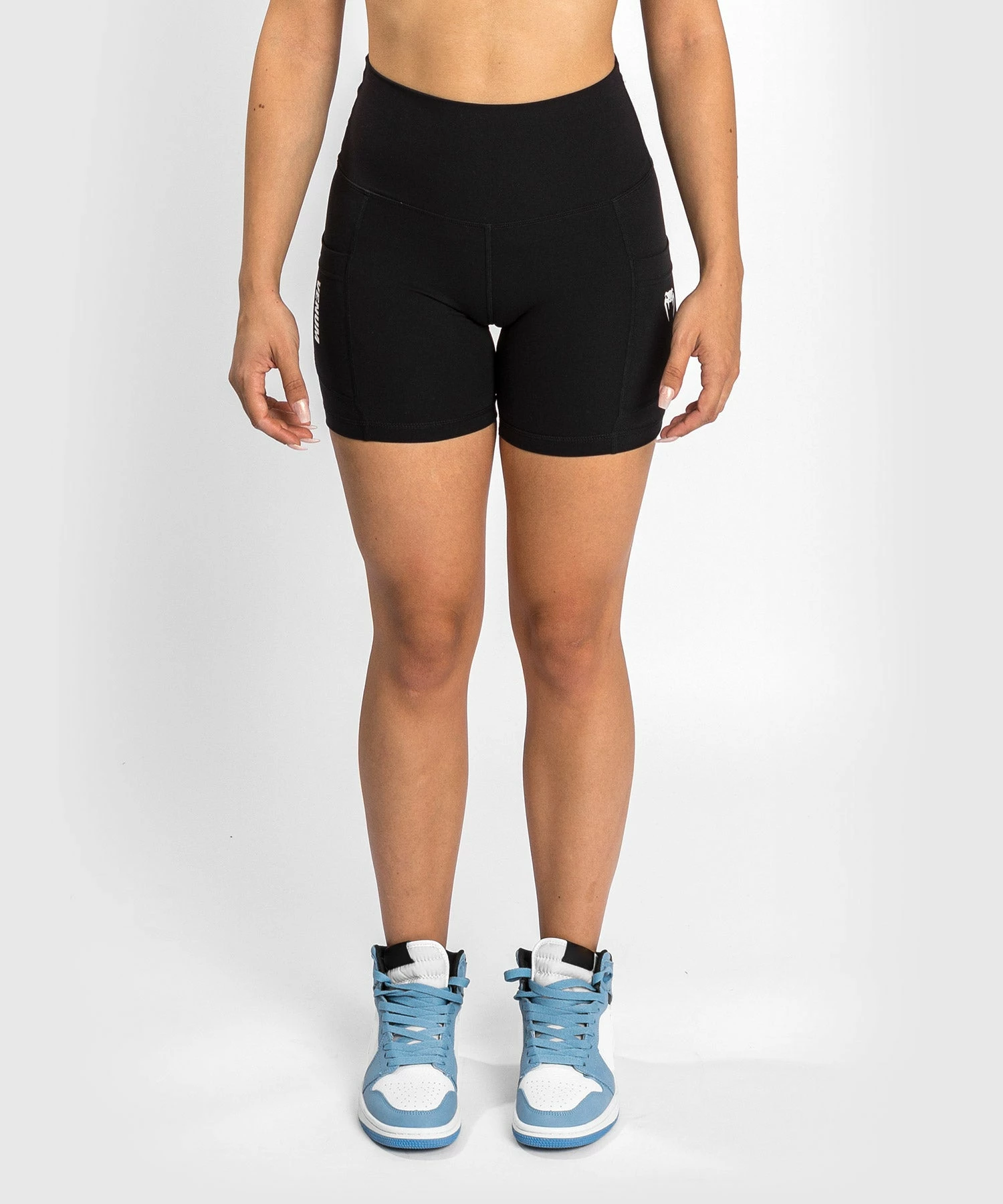 Venum Essential Women's Bike Shorts - Black 3 Venum Essential Women's Bike Shorts - Black