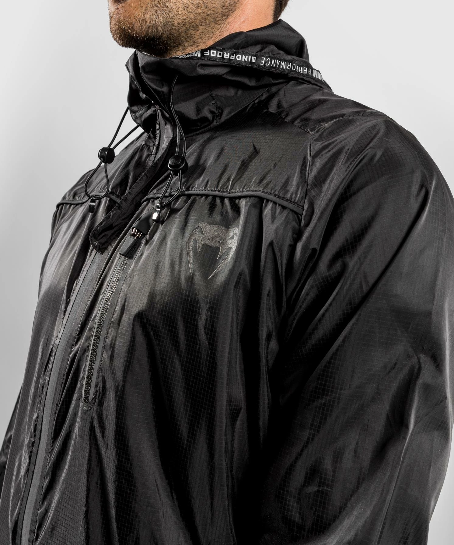 Venum Tempest 2.0 Windproof Jacket - Black - Image 4