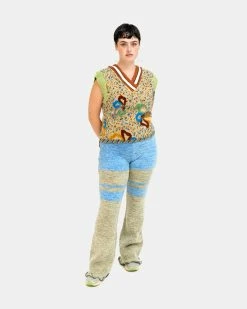 Andersson Bell Flower Garden Cutsewn Vest (Multi) -Venum Shop AnderssonBell Cardigan Green 02 1