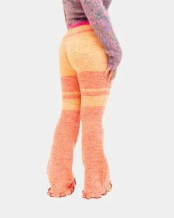 Andersson Bell Senya Color Block Knit Pats (Red | Orange) -Venum Shop AnderssonBell Pant Orange 03