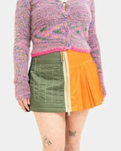 Andersson Bell MA-1 Micro Mini Skirt (Khaki) 10 Andersson Bell MA-1 Micro Mini Skirt (Khaki) -Venum Shop AnderssonBell Skirt 01