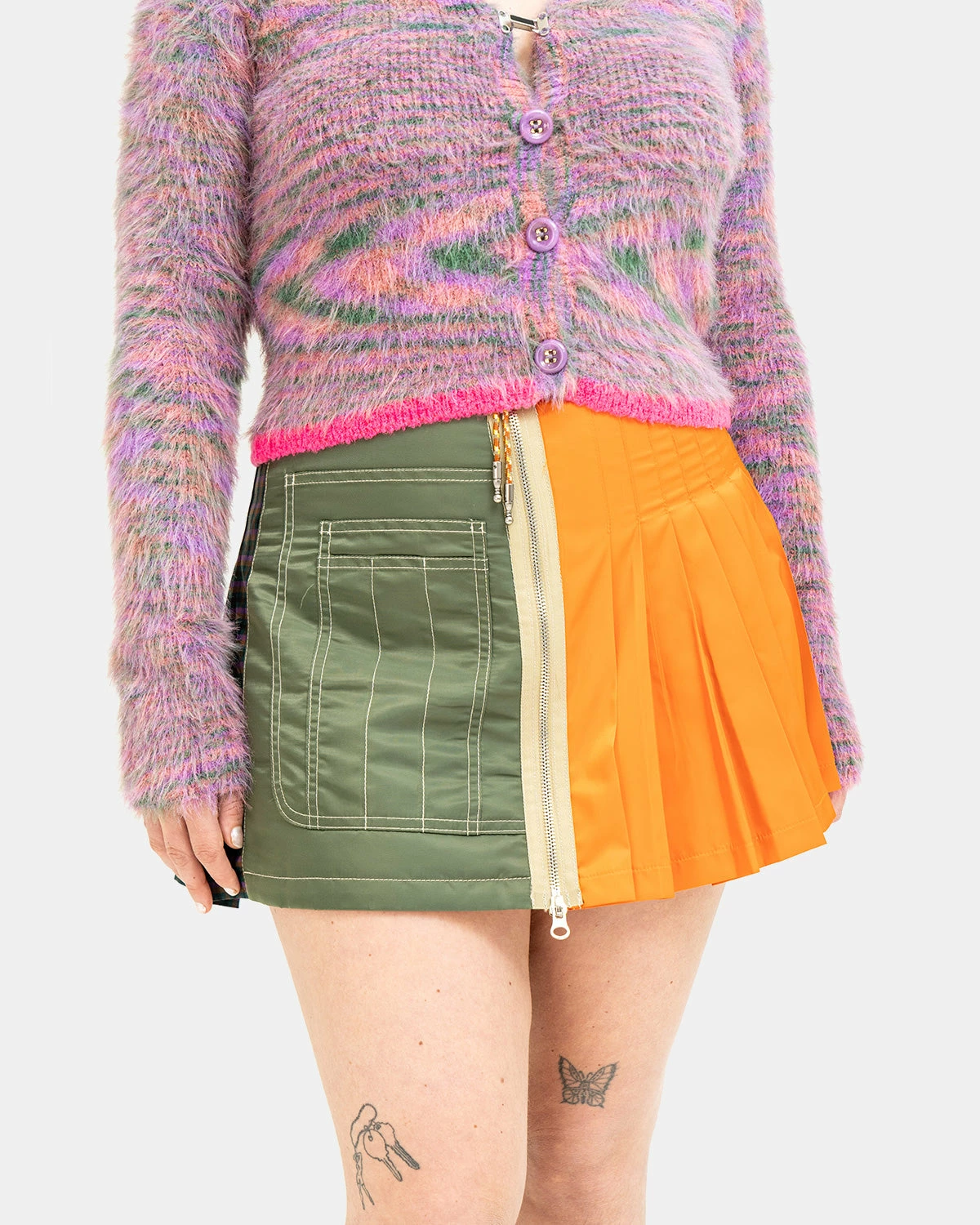 Andersson Bell MA-1 Micro Mini Skirt (Khaki) 5 Andersson Bell MA-1 Micro Mini Skirt (Khaki) - Image 3