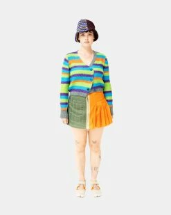 Andersson Bell Marta Stripe Cardigan (Multi) -Venum Shop AnderssonBell Sweater Green 02