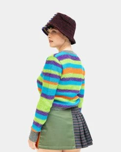 Andersson Bell Marta Stripe Cardigan (Multi) -Venum Shop AnderssonBell Sweater Green 05
