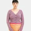 Andersson Bell Sullivan Knit Cardigan (Purple) -Venum Shop AnderssonBell Sweater Pink 01