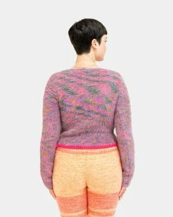 Andersson Bell Sullivan Knit Cardigan (Purple) -Venum Shop AnderssonBell Sweater Pink 04
