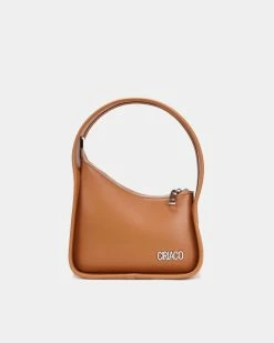 Ciriaco Ashley Minimalist Baguette Handbag (Amber)