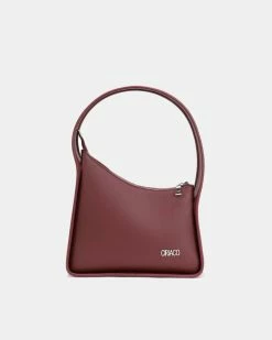 Ciriaco Large Ashley Baguette Handbag (Burgundy)