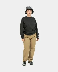 Carhartt WIP W Long Sleeve C Tee (Vulcan) -Venum Shop CarharttWIP LS Black 02 1