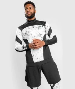 Venum G-Fit Marble Dry Tech Long Sleeves Zip Collar - Marble -Venum Shop DRYTECH GFIT MARBLE 33 1