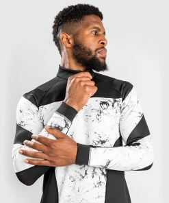 Venum G-Fit Marble Dry Tech Long Sleeves Zip Collar - Marble -Venum Shop DRYTECH GFIT MARBLE 36 1