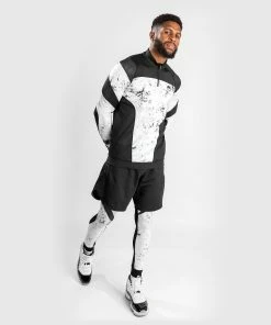 Venum G-Fit Marble Dry Tech Long Sleeves Zip Collar - Marble -Venum Shop DRYTECH GFIT MARBLE 39 1