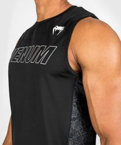 Venum Classic Evo Dry Tech Tank Top - Black/White -Venum Shop DRYTECH TANKTOP CLASSIC EVO BLACK WHITE 08
