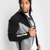 Venum Laser Evo 2.0 Hoodie - Light Heather Grey -Venum Shop HOODIES LASER EVO GREY BLACK 01