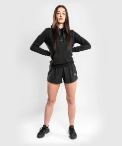 Venum Team 2.0 Hoodie - For Women - Black/Black -Venum Shop HOODIES TEAM2.0 LIGHT BLACK BLACK 09