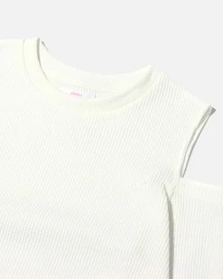 Atmos Pink Waffle Cut Top (White) -Venum Shop HY22AW TP02 WHT 03