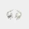 Hannah Jewett Wet Look Earrings Sterling Silver (Small) -Venum Shop HannahJewett sq1231041 01 1