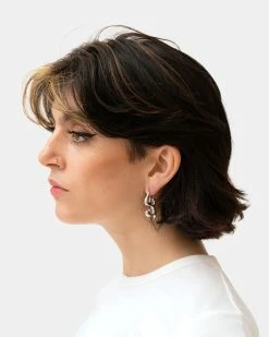 Hannah Jewett Succulent Flame Earrings Sterling Silver -Venum Shop HannahJewett sq4684016 2 02