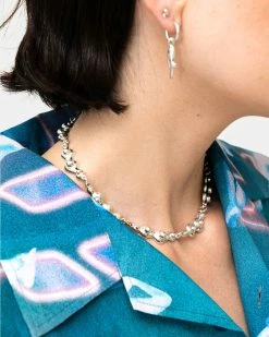 Hannah Jewett Lava Necklace Sterling Silver -Venum Shop HannahJewett sq7344268 02