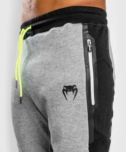 Venum Laser Evo 2.0 Joggers - Light Heather Grey -Venum Shop JOGGING LASER EVO GREY BLACK 01