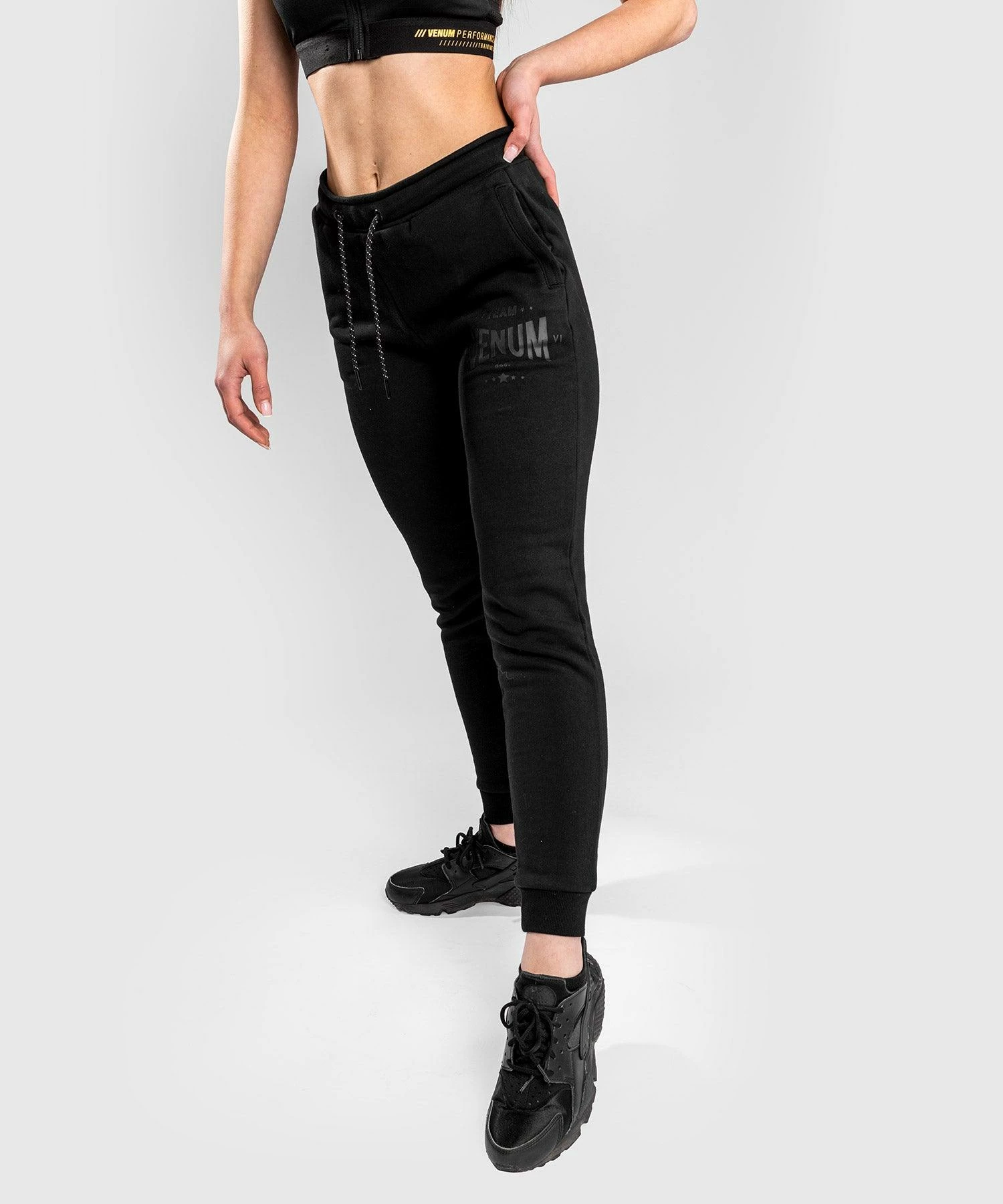 Venum Team 2.0 Joggers - For Women - Black/Black 4 Venum Team 2.0 Joggers - For Women - Black/Black - Image 2