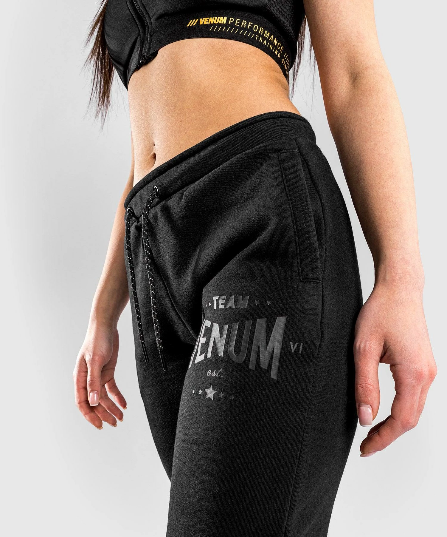 Venum Team 2.0 Joggers - For Women - Black/Black 5 Venum Team 2.0 Joggers - For Women - Black/Black - Image 3