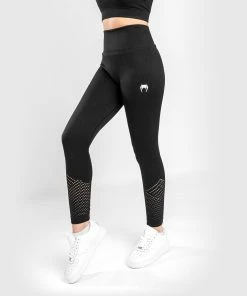 Venum Sparring Seamless 7/8 Leggings - For Women - Black -Venum Shop LEGGINGS 7 8 SPARRING BLACK 01