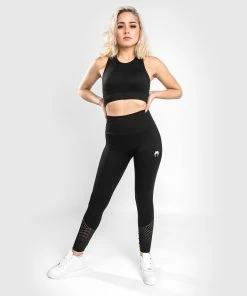 Venum Sparring Seamless 7/8 Leggings - For Women - Black -Venum Shop LEGGINGS 7 8 SPARRING BLACK 04