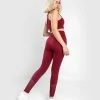 Venum Sparring Seamless 7/8 Leggings - For Women - Burgundy -Venum Shop LEGGINGS 7 8 SPARRING BURGUNDY 05 1