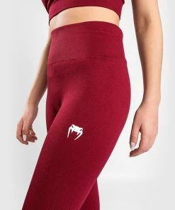 Venum Sparring Seamless 7/8 Leggings - For Women - Burgundy -Venum Shop LEGGINGS 7 8 SPARRING BURGUNDY 07