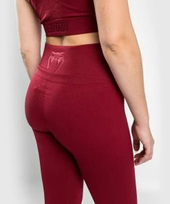 Venum Sparring Seamless 7/8 Leggings - For Women - Burgundy -Venum Shop LEGGINGS 7 8 SPARRING BURGUNDY 09